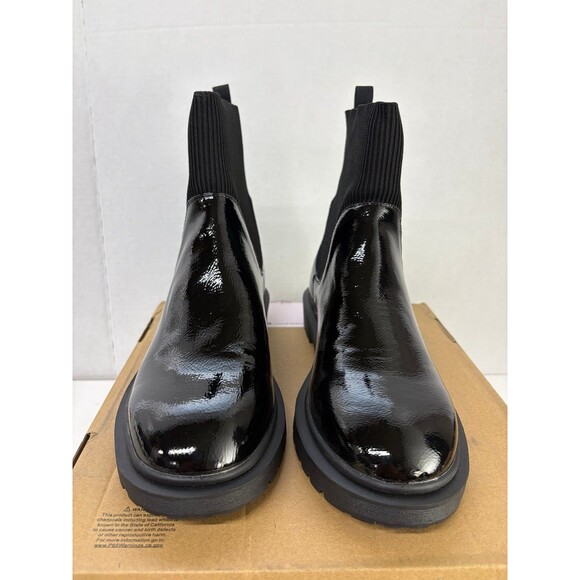 Journee Collection Women's Black Sabriel Slip-On Sock Booties Boots Size 9.5M - Picture 4 of 6